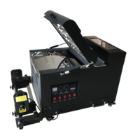 Machine à secouer la poudre DTF de 30 cm (12 pouces) avec fonction de séchage et de polymérisation par chauffage supérieur et refroidissement à air froid pour l'impression textile