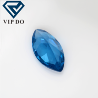 1.5*3-8*16mm facettes cut marquise cut 113 # bleu spinelle pierres précieuses en vrac marquise forme synthétique spinelle bleu 120 # spinelle pierres précieuses