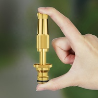 Buse à jet haute pression en laiton multi-usage pour jardin en alliage de cuivre robuste avec divers motifs