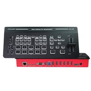 DeviceWell HDS7105P 5-CH OBS Vmix Live Stream <span class=keywords><strong>PIP</strong></span> T-bar HD Radio TV Equipment Aluminium 4x for + DP - Product Image 2