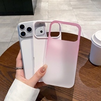 Coque de téléphone tendance 2-en-1 effet dégradé en gelée, protection pour iPhone 17 Air, 13, 12, 15, 14, 16, et accessoires pour 17 Pro Max – Vente Flash