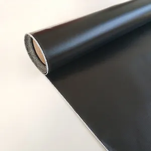 Industrial Double 0.5mm 400gsm E-glass Silicone Coated Fiberglass Fabric