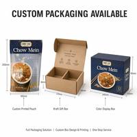 Bolsas de Embalaje para Pasta y Fideos Congelados con Impresión Personalizada al por Mayor, Sellado con Fuelle Trasero y Estampado en Caliente Efectivo