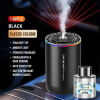 Diffuseur d'huiles essentielles pour voiture automatique de type C 50 ml, diffuseur d'arômes portable, désodorisant d'air pour la maison