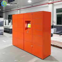 Casier intelligent de livraison en libre-service, casier à colis intelligent, casier à bagages intelligent, casier express, casier numérique avec écran