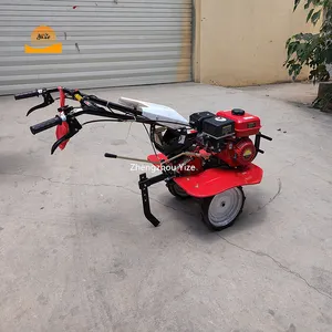 Multifunctional Walking Hand Tractor Mounted Land Tillage Soil Cultivation Rotary Weeder Cultivators Power Tiller Machine