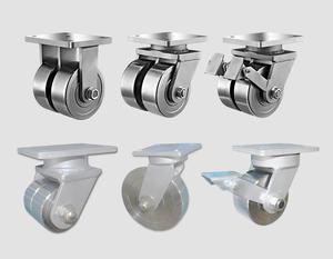 12 polegadas Industrial reforçado Super Heavy Duty rodízio <span class=keywords><strong>300mm</strong></span> alta capacidade de carga roda rodízio com placa - Product Image 6