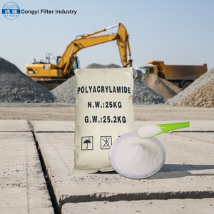 Poliacrilammide Cationica CPAM, Polimero <span class=keywords><strong>PAM</strong></span> Flocculante per Disidratazione Fanghi e Trattamento Acque Municipali - Product Image 1