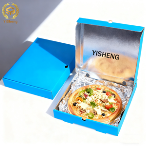 Bán nóng bán buôn nhôm lá hộp bánh Pizza giữ nhiệt mỡ bằng chứng hộp sóng giữ ấm 2 giờ để giao hàng - Product Image 1