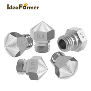 Accesorios para Impresora 3D Ideaformer, <span class=keywords><strong>Boquilla</strong></span> de Alta Velocidad de Acero Inoxidable Plateado <span class=keywords><strong>MK10</strong></span> con Rosca M7 de 0.4/1.75mm - Product Image 6