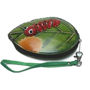 Boshiho Genuine Leather Animal Coin <b>Purse</b> Cute Wallets with <b>Key</b> Chain - Product Image 4