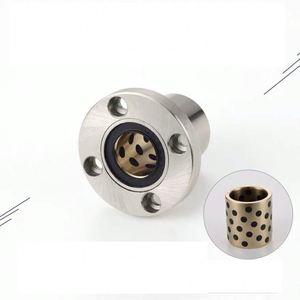 PAP P10 ปลอกไหล่หน้าแปลนแบบเกลียวสีบรอนซ์ หล่อลื่นในตัว 100 มม. - Product Image 6