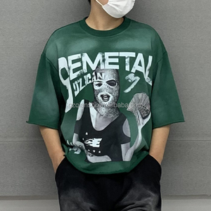 เสื้อยืด MAKITAPE ผ้าเฟรนช์เทอร์รี่แบบสั่งทำพิเศษ ผู้ผลิตเสื้อยืดดีไซน์เนอร์ เสื้อยืดคอตตอนวอช ทรงโอเวอร์ไซส์ พิมพ์ลายกราฟิกสำหรับผู้ชาย - Product Image 5