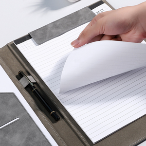 Mehrzweck-Premium-PU-Leder A4-Dokumentenordner Kunden spezifischer <span class=keywords><strong>Multi</strong></span>-Slots-Verdickung vertrags ordner für die Geschäfts markt konferenz - Product Image 4