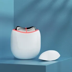 Máquina de levantamento de pescoço e corpo EMS, portátil, micro corrente, para uso doméstico, anti-rugas, dispositivos de beleza facial, com LED, ideal para uso doméstico