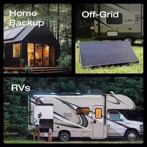 Untuk EcoFlow <span class=keywords><strong>12V</strong></span> 100Ah LiFePO4 kelompok paket baterai 27 siklus dalam RV energi surya Trolling 10 tahun umur 100A BMS untuk - Product Image 3