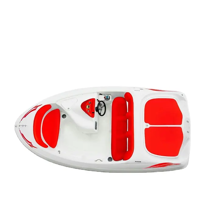 Casco de barco de fibra de vidrio con doble engaste, 6 asientos, gran oferta, yate de lujo