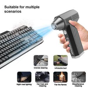 Souffleur Turbo Portable Crossgun, Outil de Nettoyage à Air Électrique, Mini Ventilateur Turbo <span class=keywords><strong>Jet</strong></span> de Grade Industriel, Souffleur d'Air - Product Image 2