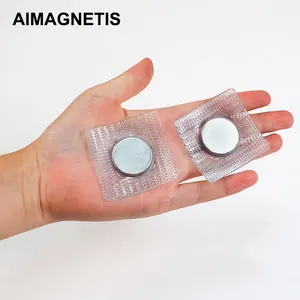 Di alta qualità N35 magnete magnetico della borsa pulsante NdFeb magnete in PVC cucito magnete per la vendita