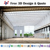 Construcción Rápida de Almacenes con Estructura de Acero, Fábrica, Taller, Sistema de Construcción de Estructuras Metálicas Pre-fabricadas