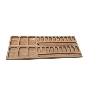 Vassoio Organizzatore in Legno di Quercia Personalizzato per Bracciali e Gioielli Fai-da-Te - Product Image 1