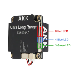 AKK TX5000AC Tous Canaux Ultra Large Bande 96CH VTX Vidéo RC Drone Avion Accessoires de Drones à Très Longue Portée - Product Image 2