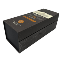 Cajas de Regalo de Lujo con Impresión de Logotipo Personalizado, Cajas de Embalaje de Cartón Rígido con Papel Dorado para Tequila, Vodka, Whisky, Vino y Alcohol