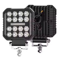 JHS Vente en gros Spot Flood Truck Round LED 4 pouces Voiture Led Working Light Auxiliaire Offroad 4x4 Off-road Light pour Suv jeep Boat