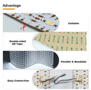 150x150mm <b>Mini</b> Flexible <b>LED</b> Sheet Ultra Thin DC24V 120° Beam Angle High CRI High Efficacy for Accent Decorative <b>Lighting</b> - Product Image 5