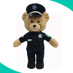 Jouet en peluche ours en peluche, de police, personnalisé au japon, 40cm