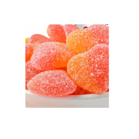 Groothandel Op Maat Gemaakte Hartvormige Gummy Zachte Snoep Halal Suiker Gecoat Met Individuele Verpakking Voor Valentijnsdag