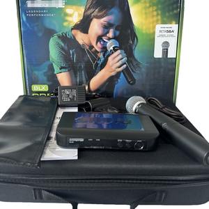 ไมโครโฟนไร้สาย BLX24/ PG58 BETA58A หนึ่งต่อหนึ่ง สำหรับร้องคาราโอเกะสด แสดงบนเวที แบบคาร์ดิออยด์/รอบทิศทาง SNR 70dB บรรจุกล่อง - Product Image 4