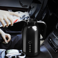 Tasse chauffante montée sur véhicule en acier inoxydable de grande capacité 12V/24V tasse électrique intelligente pour les voyages de camionneur