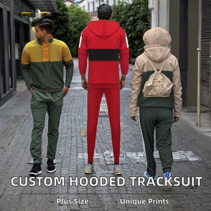 Vente en gros directe usine – Survêtement décontracté à capuche en coton, léger, grande taille, couleurs et designs personnalisés, idéal pour l'hiver - Product Image 2