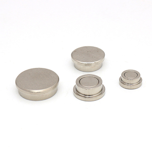 Aimant <span class=keywords><strong>Pot</strong></span> Magnétique Axial Rond en Néodyme de Qualité Supérieure avec Couvercle Métallique, Aimant Puissant à Pousser D16-D32mm - Product Image 3