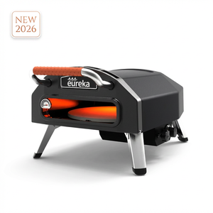 Nouveau modèle de four à pizza au gaz portable de 15 pouces avec rotation automatique de la pierre, préchauffage rapide en 15 minutes, pour restaurant - Product Image 1