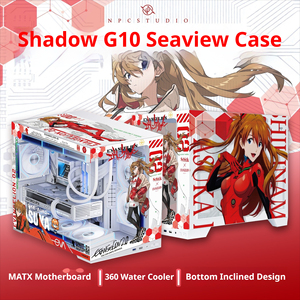 Caja de CPU NPC G10 MATX Vertical de Aleación de Aluminio para Juegos, Caja de Escritorio de <span class=keywords><strong>Torre</strong></span> Completa con Ventana de Vidrio, Torres de Computadora Personalizables - Product Image 3