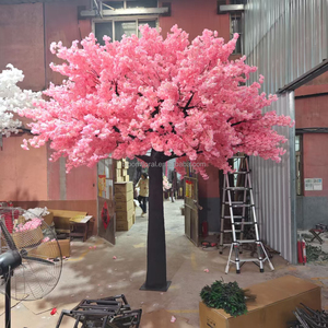 Arbre à fleurs artificiel en soie BL-FTL03, grand arbre à fleurs violettes pour décoration <span class=keywords><strong>de</strong></span> mariage, arbre à fleurs artificielles en forme <span class=keywords><strong>de</strong></span> haricot - Product Image 2