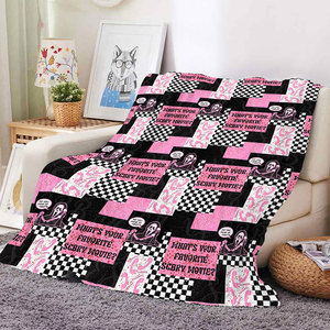 ผ้าห่มฟลีซพิมพ์ลายตัวละครฮาโลวีนปี 2026 แบบพกพา ใช้ได้ทั้งที่บ้านและเดินทาง เหมาะเป็นของขวัญสำหรับเด็กและผู้ใหญ่ - Product Image 3