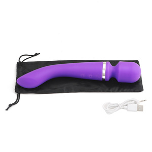 USB wiederauf ladbare Körper massage Vibrator <span class=keywords><strong>Japan</strong></span> <span class=keywords><strong>AV</strong></span> <span class=keywords><strong>Sex</strong></span> Zauberstab Doppelkopf Vibrator für Frau - Product Image 5