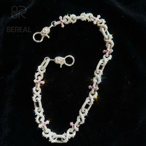 Chaîne de portefeuille cubaine personnalisée en moissanite VVS, style hip-hop de luxe, en argent 925, avec diamants de laboratoire, collier cubain pour homme - Product Image 1