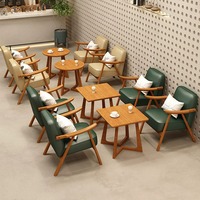 Juego de Sillas de Madera Modernas de Lujo para Restaurante, Sofás y Sillas para Comedor, Muebles Comerciales para Restaurantes, Cafeterías, Hoteles y Exteriores
