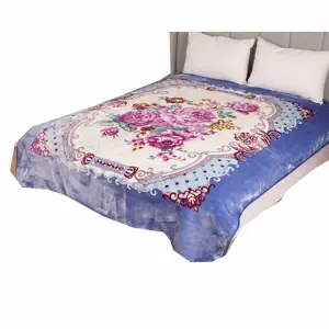 Acrylic len mềm giường tay dệt kim Crochet chăn