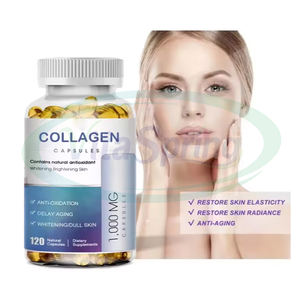 Vitaspring Schoonheidssupplement Collageen Zachte Capsules Softgel Proteïne Vitamine C Huid Whitening Collageen Softgel Capsules - Product Image 2