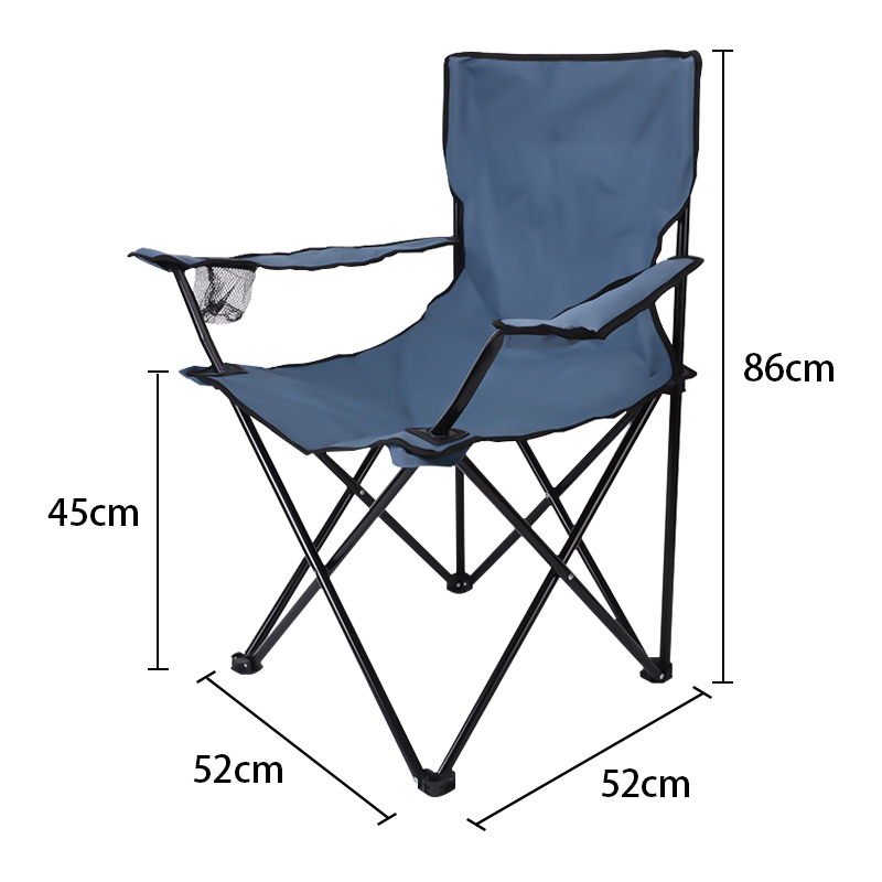 Большой складной стул для кемпинга, сверхмощный стальной каркас, складной стул с мягкой подкладкой, портативное кресло с поясничной спинкой