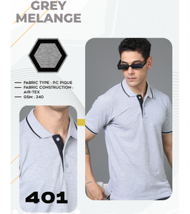 Classic P.C Pique Fabric T-Shirt For Men 240 GSM Soft Comfortable Durable Fabric <b>Perfect</b> For Summer Casual Office - Product Image 1