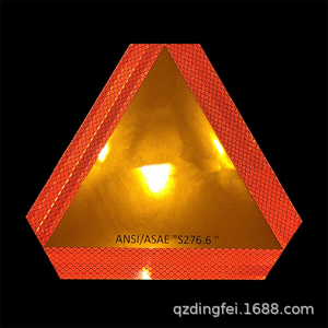 Señalización Triangular Reflectante <span class=keywords><strong>de</strong></span> Aluminio para Tráfico en Exteriores, para Vehículos <span class=keywords><strong>de</strong></span> Movimiento Lento, Diseñada para la Seguridad - Product Image 4