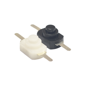 Tactische zaklampschakelaar 12x8x9H AAN-UIT Mini 2-pins drukknop Zelfvergrendelend IP65 250V 1NO1NC voor kleine apparaten - Product Image 1
