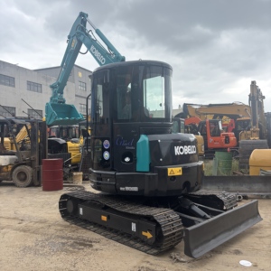 รถขุดไฮดรอลิกขนาดเล็ก Kobelco SK50SR มือสอง 5 ตัน ของแท้จากญี่ปุ่น แบบหางสั้น สีเดิมจากโรงงาน ชั่วโมงการทำงานต่ำ - Product Image 1