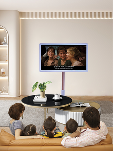 27 дюймов Вращающийся беспроводной интерактивный сенсорный экран <span class=keywords><strong>Android</strong></span> 13 движущийся напольный умный портативный Телевизор с 8 + 128 ГБ - Product Image 6